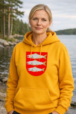 Porvoon maalaiskunta vaakuna huppari – Klassinen vaakuna