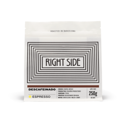 Right Side Coffee - Decaf - Mexico - 250G