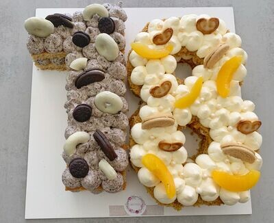 Dos números o letras