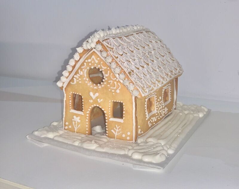 Casita Navideña de Galleta