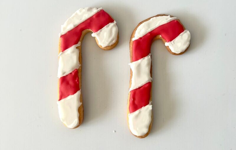 Galleta Bastón de Caramelo