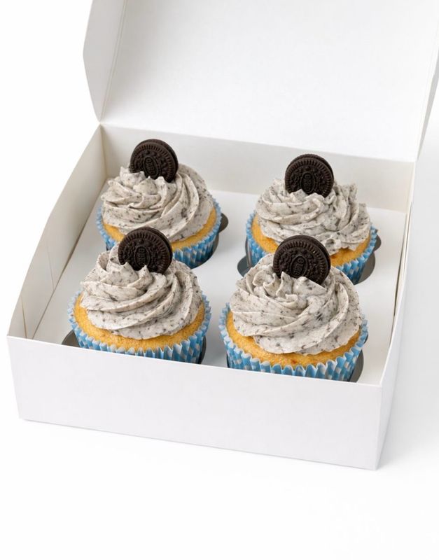 Caja 4 cupcakes