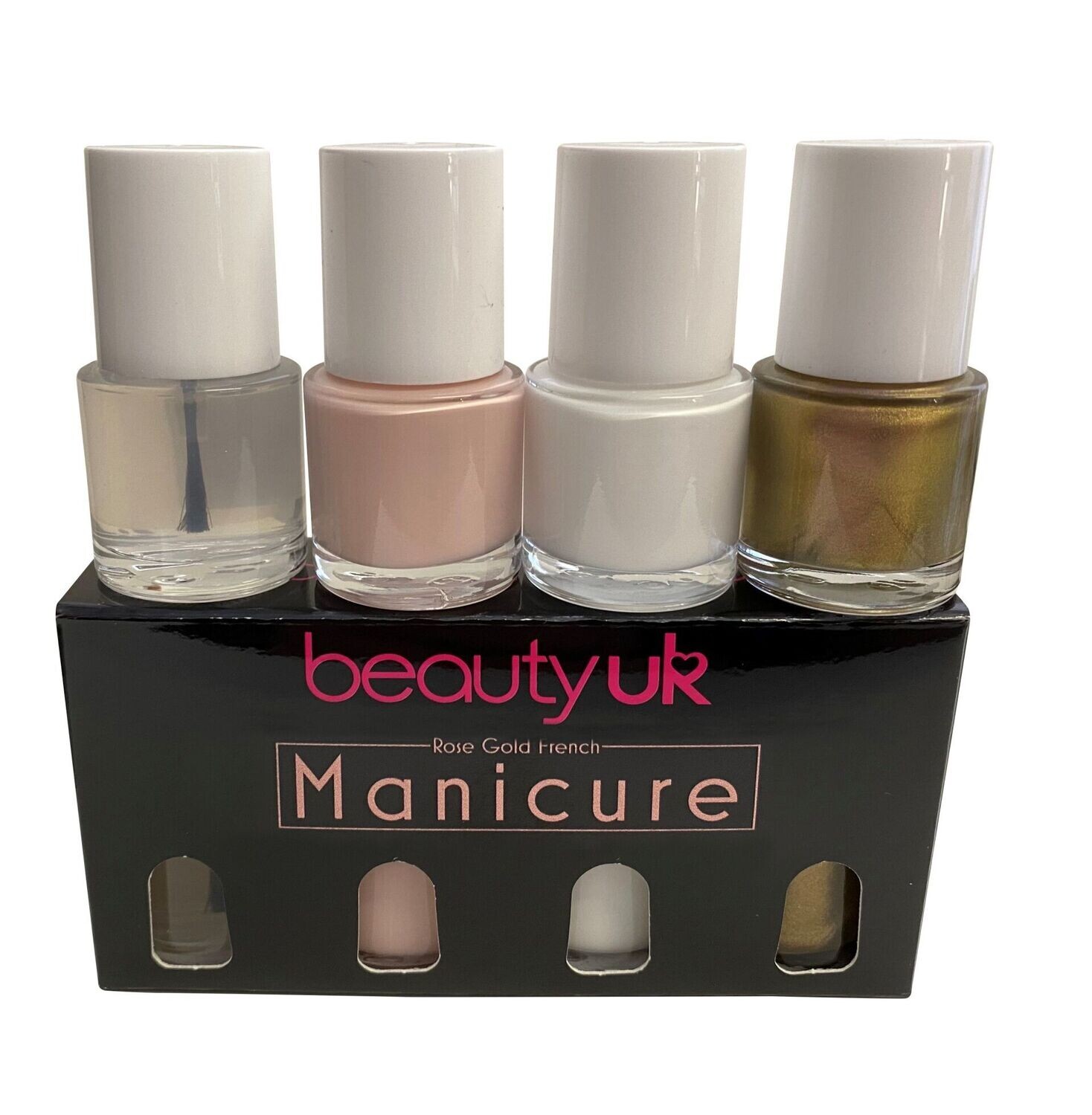 French Manicure Rose Gold Nail Set