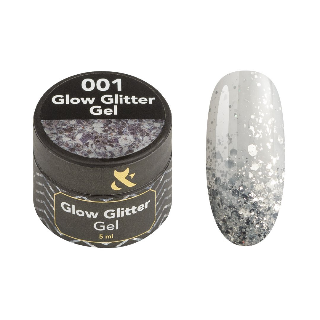 F.O.X Glow Glitter Gel 001