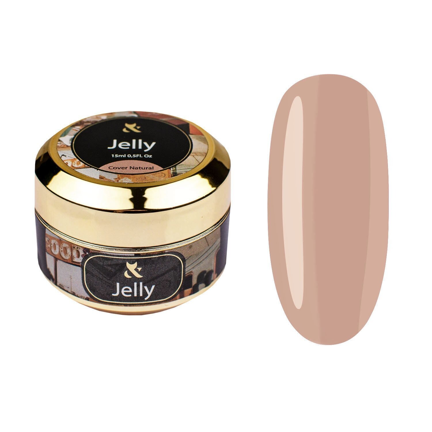 F.O.X Jelly Cover Natural, Inhalt:: 15 ml