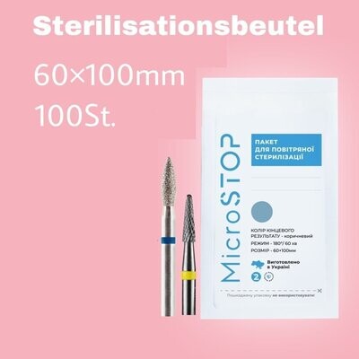 Sterilisationsbeutel (Kraftpaket) 60x100 mm 100St.