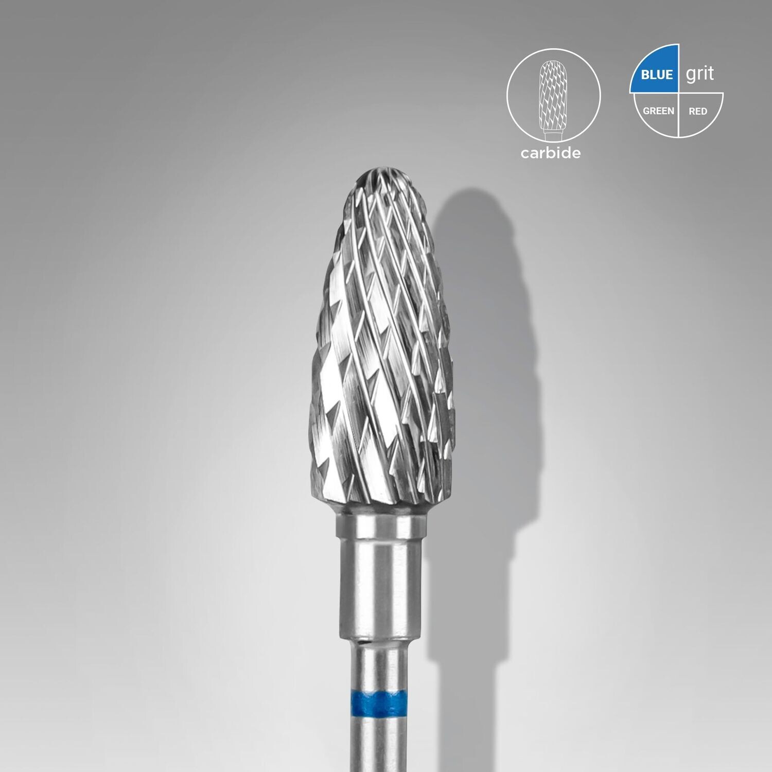 Hartmetallfräser „Mais“, Mittel (Blau), Durchmesser-6 mm
