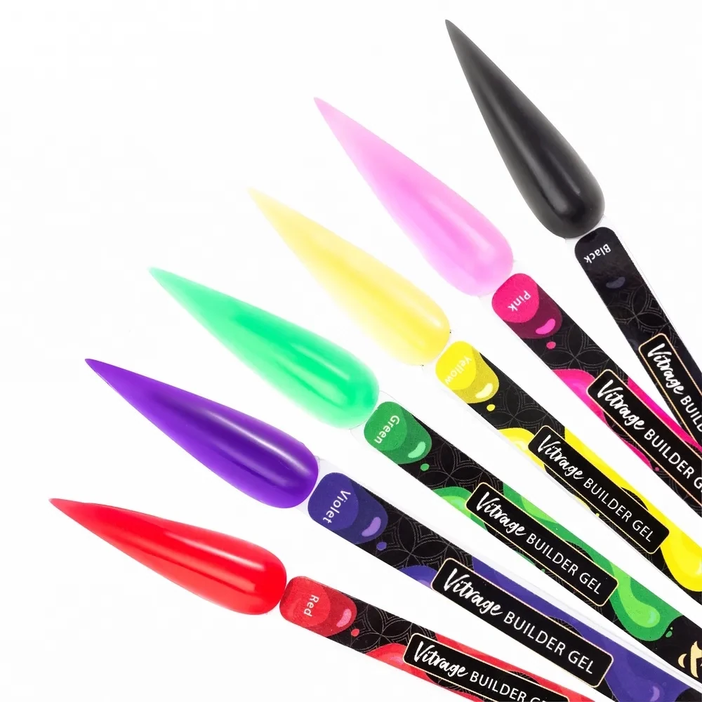 F.O.X Vitrage Builder gel Black, 15 ml