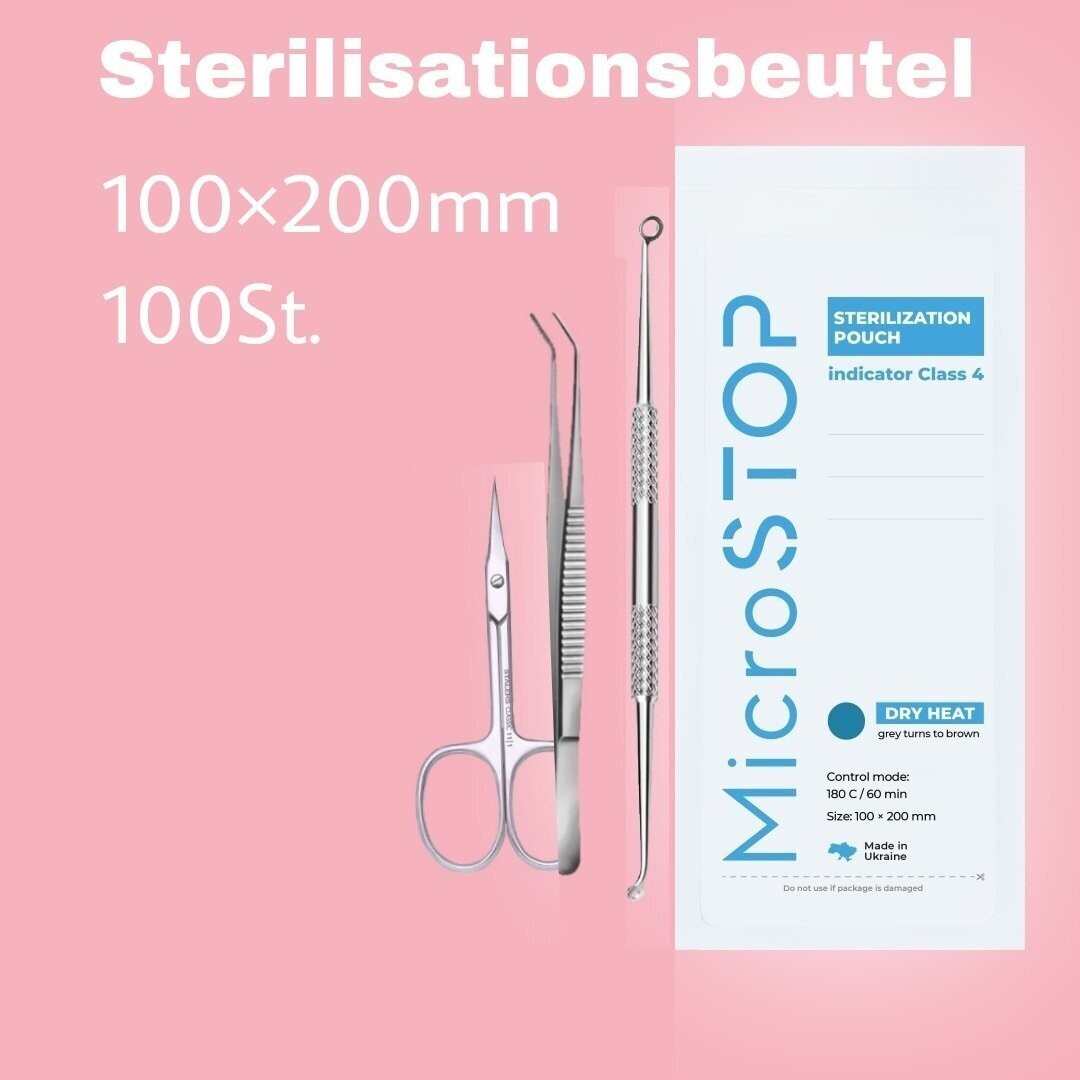 Sterilisationsbeutel (Kraftpaket) 100x200 mm 100St.