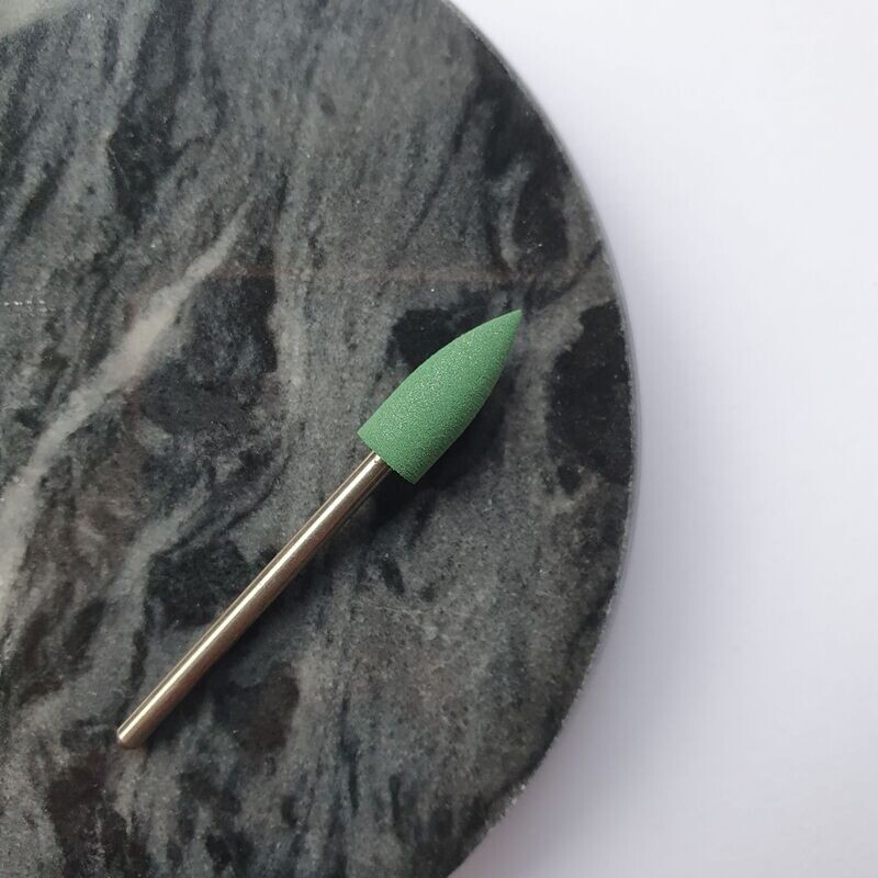 Silikonpolierer Ø6mm, Grün (Fein) Silikonpolierer Ø6mm, Grün (Fein)