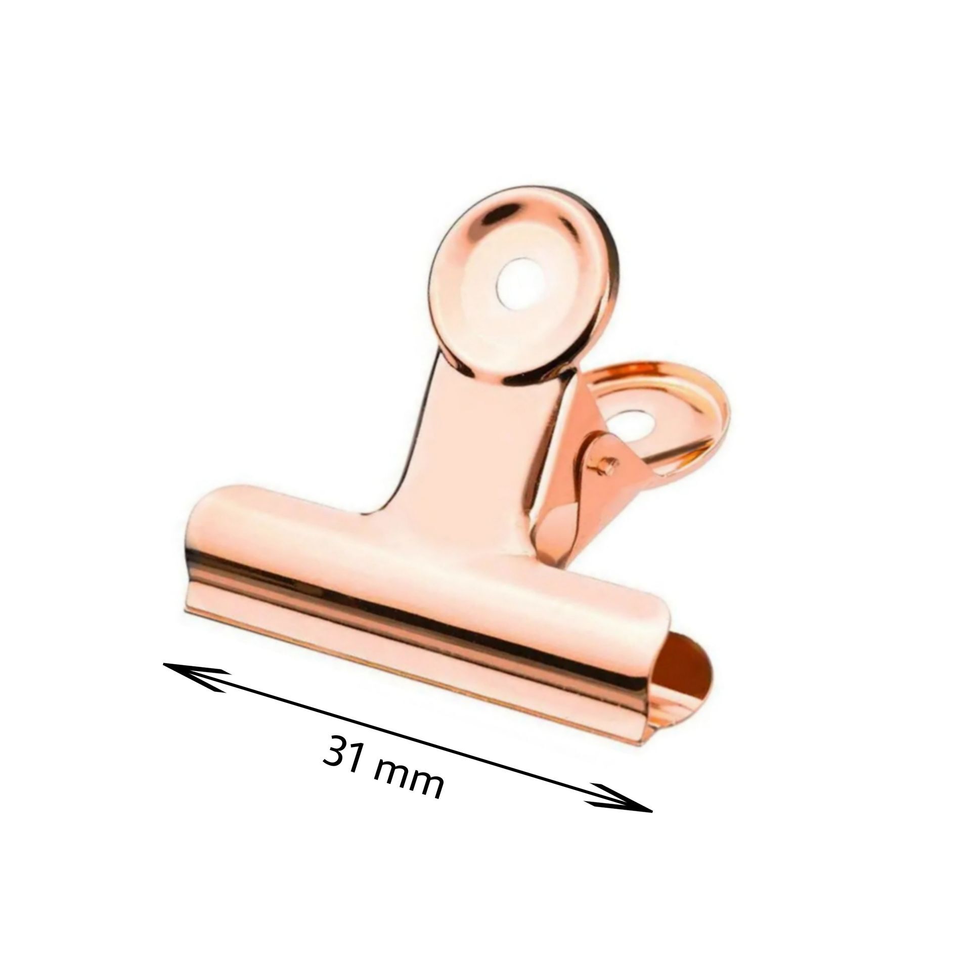 Nagelverlängerungsclips für C-Kurve, Rose-Gold (6 Stück)