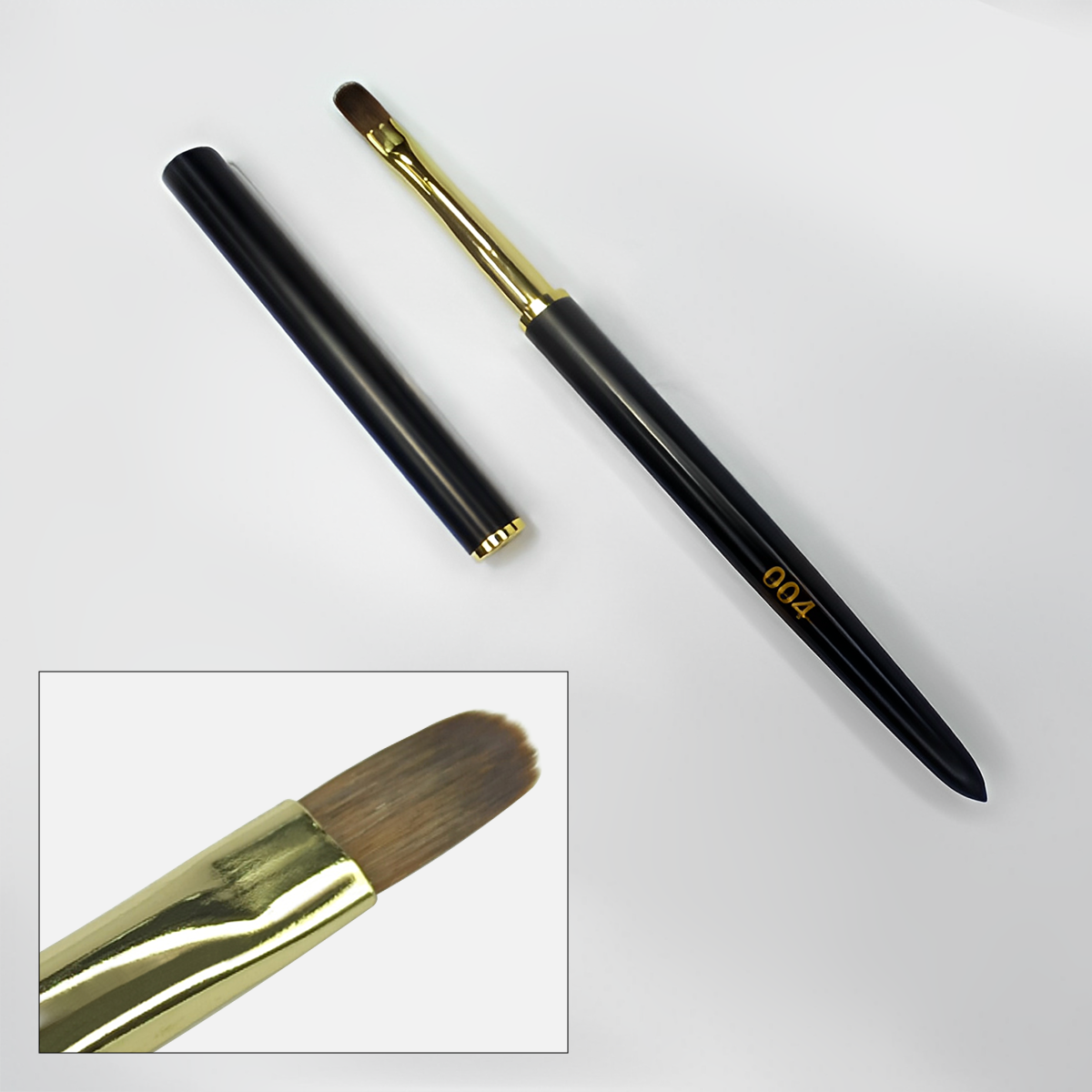 F.O.X Gel Pinsel  004 "Round" (oval Gr. 4)