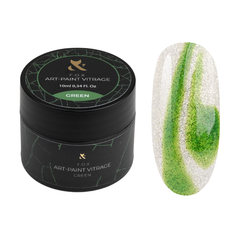F.O.X Art-paint Vitrage Green