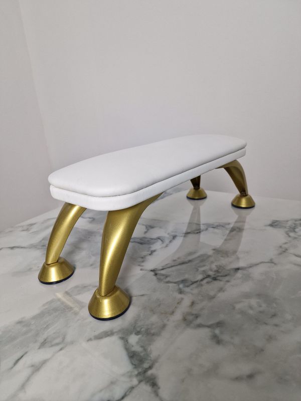 Handauflage (Weiß mit Gold)