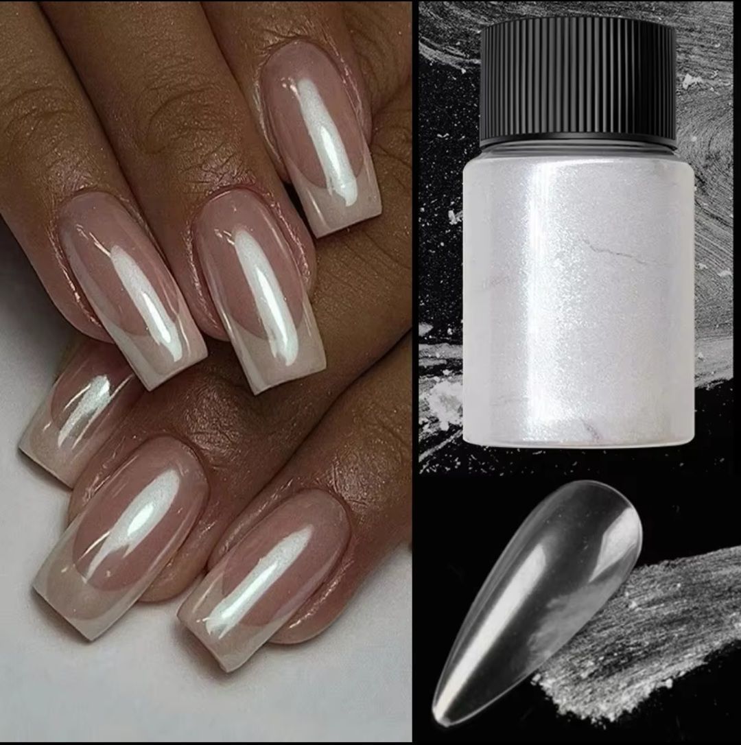Pigment (​Pearl-Chrome Weiß)