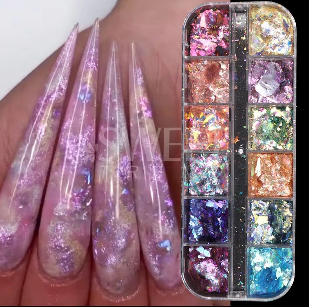 Glitter Flakes  (12 Farben)