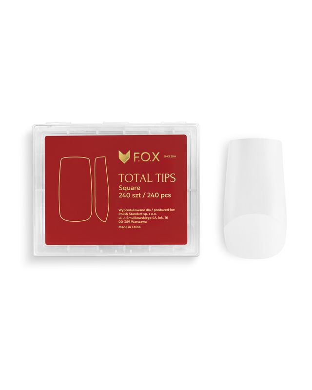 F.O.X Total Tips Quadrat (240 Stück) F.O.X Total Tips Quadrat (240 Stück)