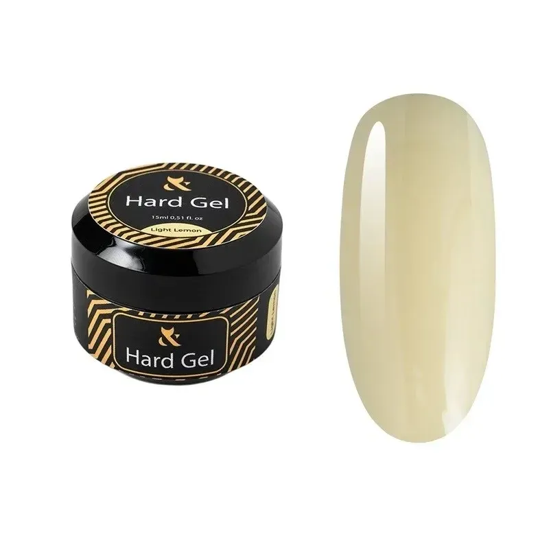 F.O.X Hard Gel Cover Light Lemon F.O.X Hard Gel Cover Light Lemon