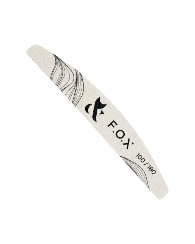 F.O.X  Nagelfeile mit weicher Zwischenschicht (100/180 Körnung)