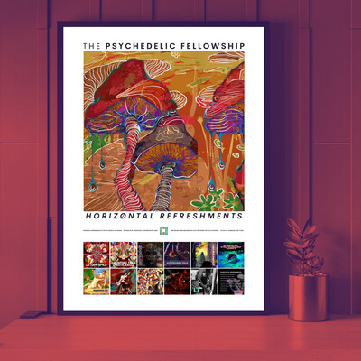 HORIZONTAL REFRESHMENTS - A1 Poster Print