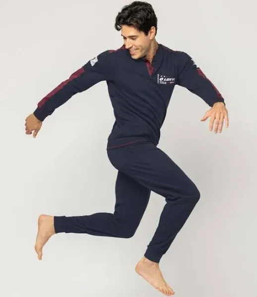 PGIAMA UOMO LOTTO 100% CALDO COTONE INTERLOCK DISPONIBILI IN 4 MODELLI