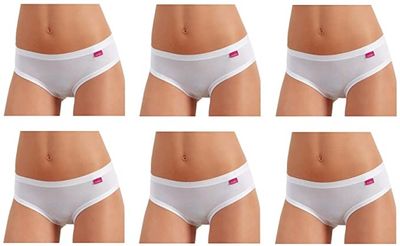 Offerta 6 pezzi slip donna Jadea 509 vita bassa cotone elasticizzato