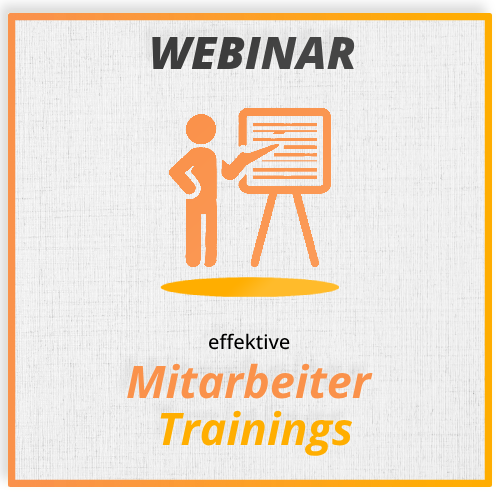 WEBINAR - Effektive Mitarbeitertrainings