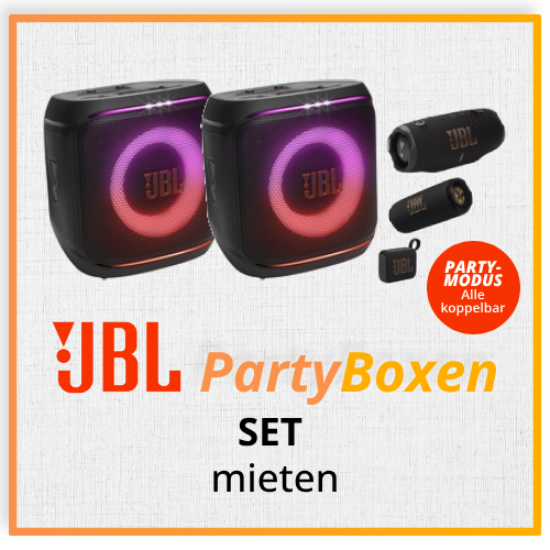 JBL PartyBoxen: Koppelbare PartyBoxen JBL PartyBoxen: Koppelbare PartyBoxen