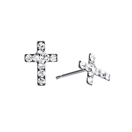 Studex Cross Crystal 10MM