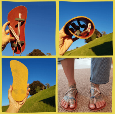 Dein Stück Freiheit: massgeschneiderte Barfuss-Sandalen, von Gutding aus Flurlingen/ Schweiz