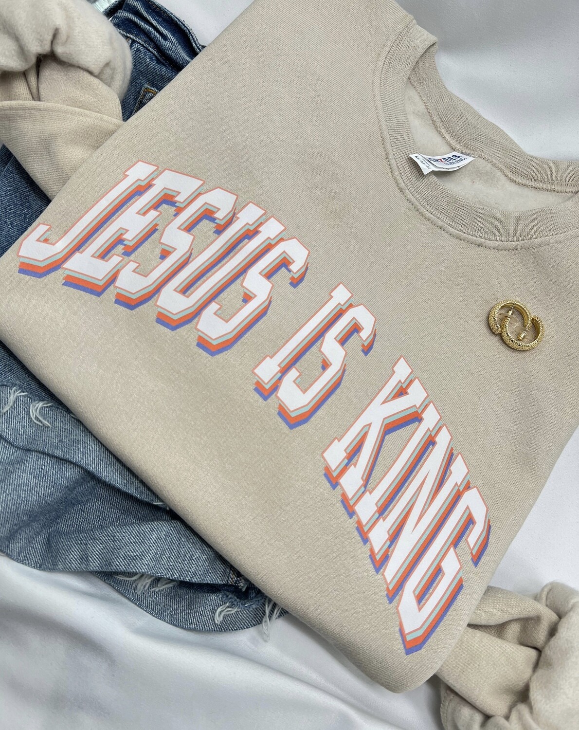 JESUS IS KING (sweatshirt or t-shirt)