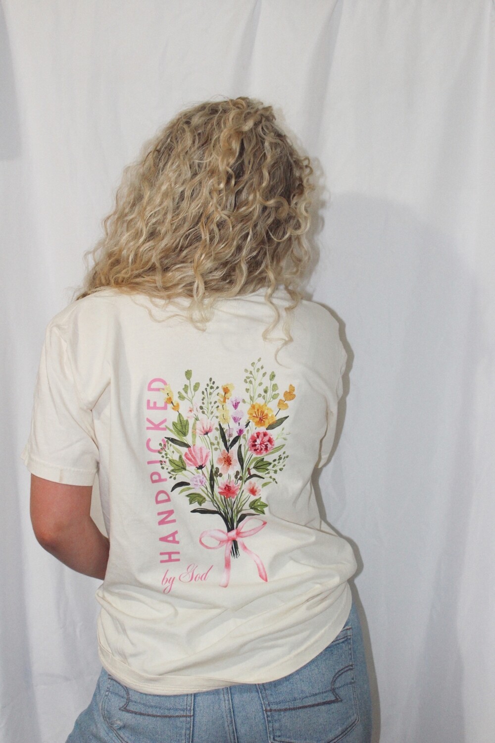 Handpicked by God with bow (sweatshirt or t-shirt)