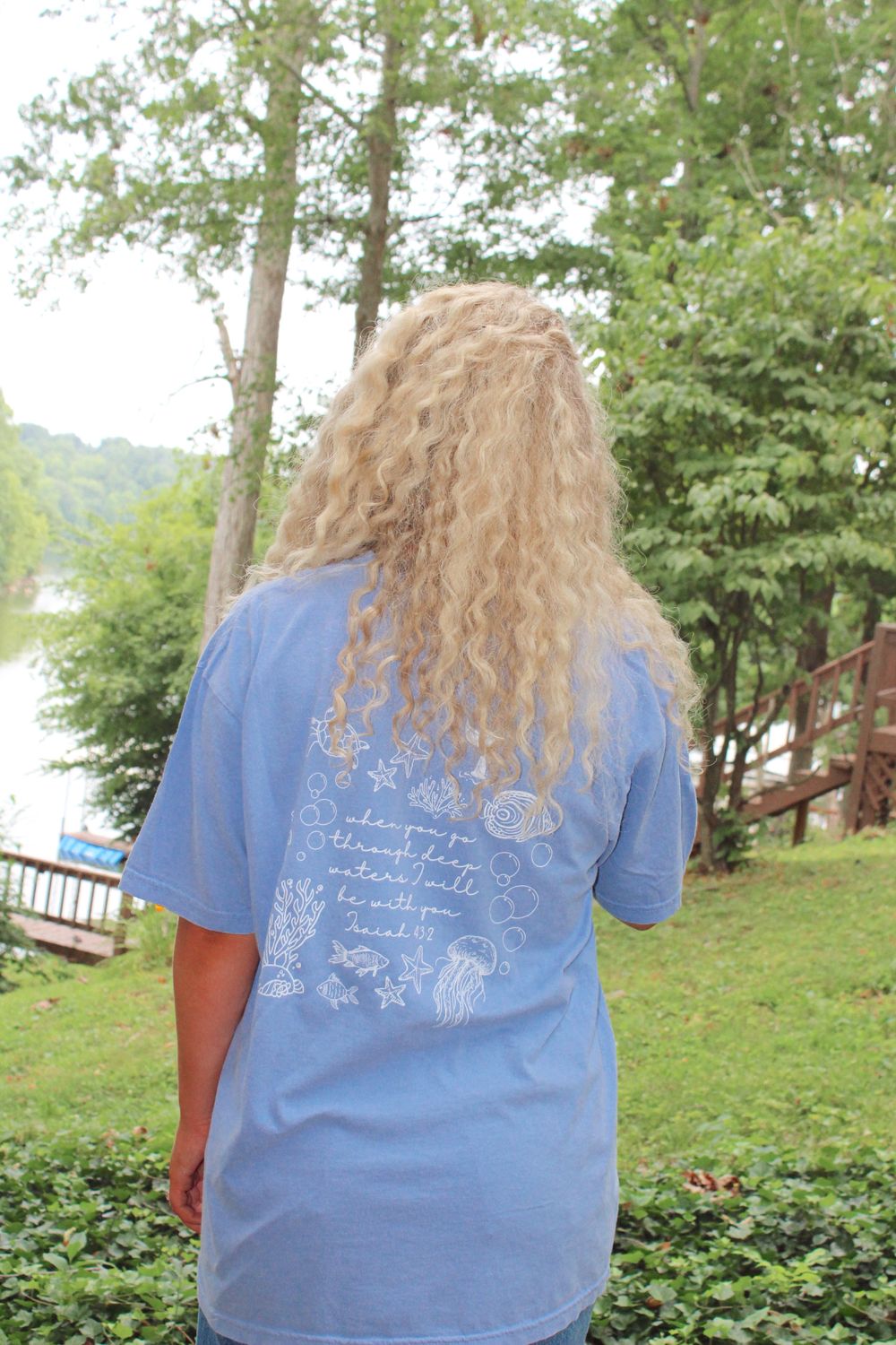 When You Go Through Deep Waters (sweatshirt or t-shirt)