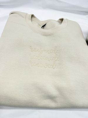 Ransomed. Redeemed. Renewed. Embroidered Sweatshirt