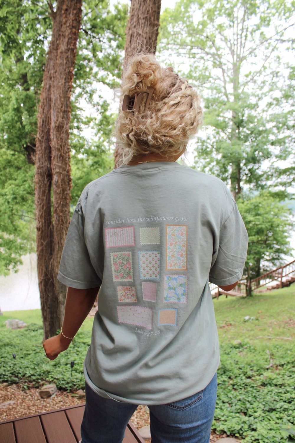 Consider The Wildflowers Stamp T-Shirt