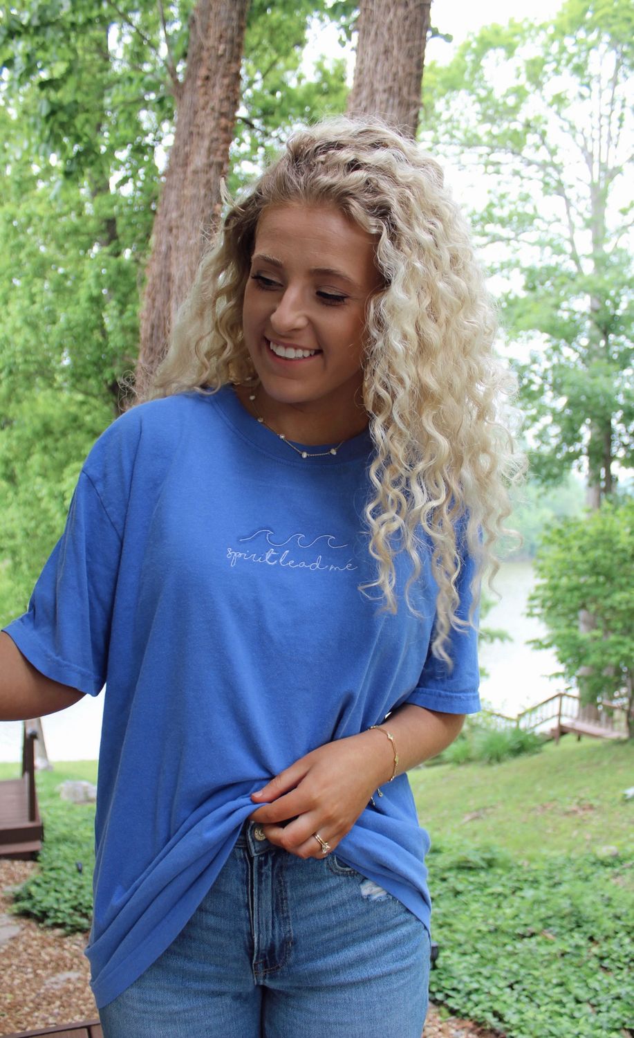 Spirit Lead Me Embroidered T-Shirt