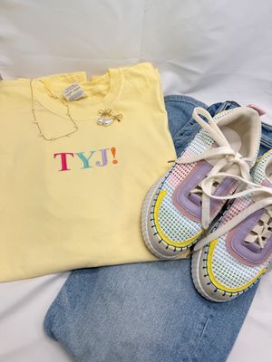 TYJ! Embroidered T-Shirt