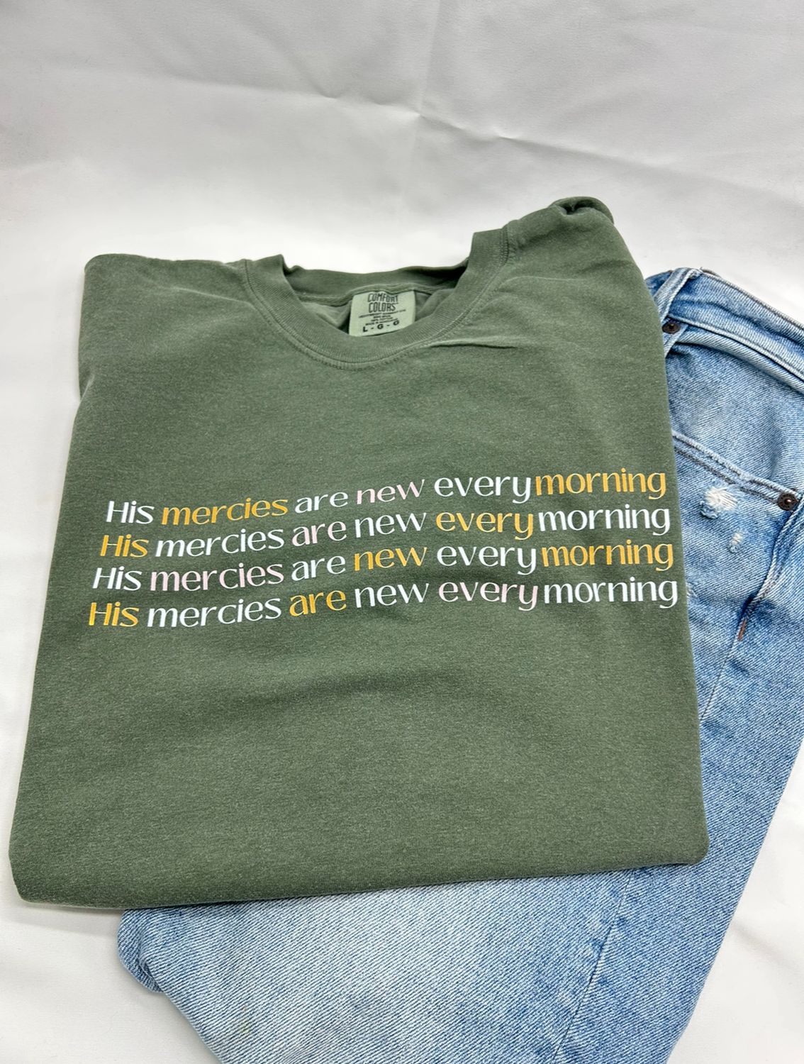 His Mercies are New Every Morning T-Shirt (only available thru 6/16)