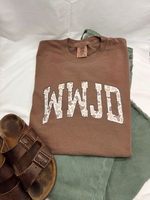 WWJD Camo T-Shirt (only available thru 7/6!)
