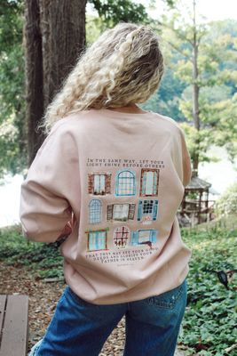 Let Your Light Shine Window Sweatshirt
