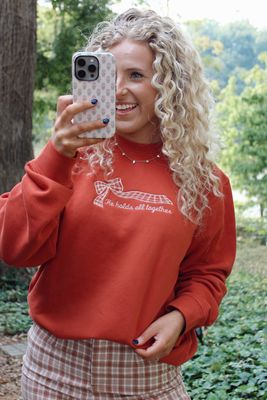 He Holds All Together Embroidered Sweatshirt