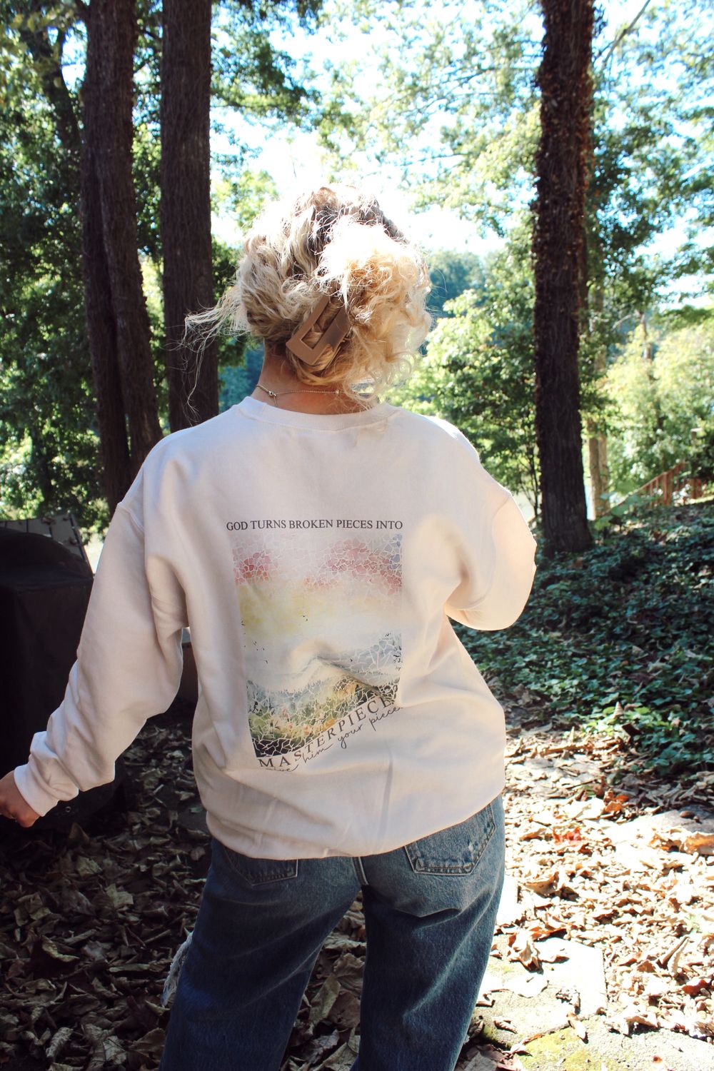 Broken Pieces into Masterpieces Sweatshirt