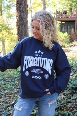 He&#39;s a Forgiving God Sweatshirt