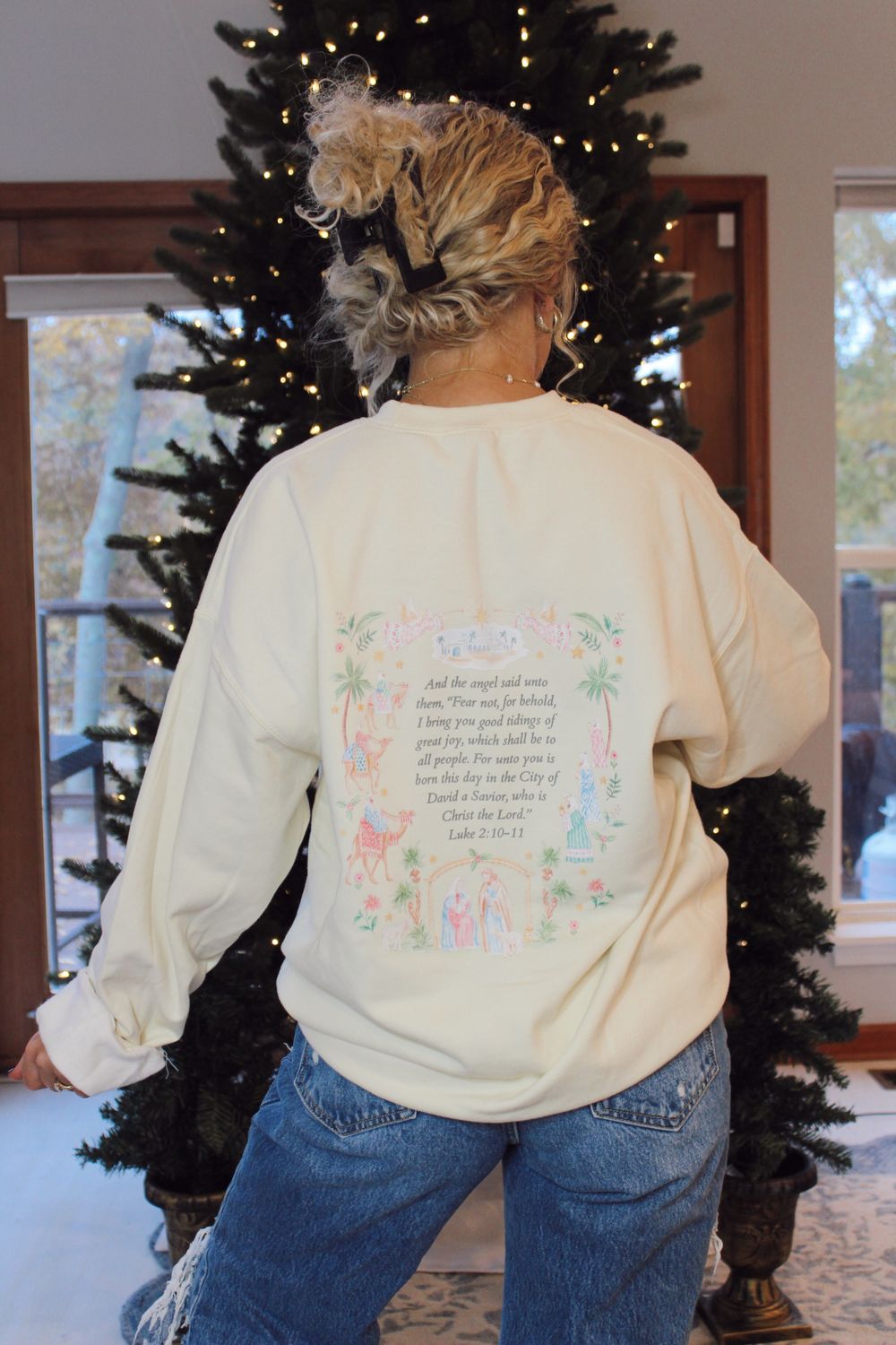 Luke 2 Nativity Sweatshirt