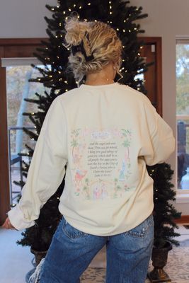 Luke 2 Nativity Sweatshirt