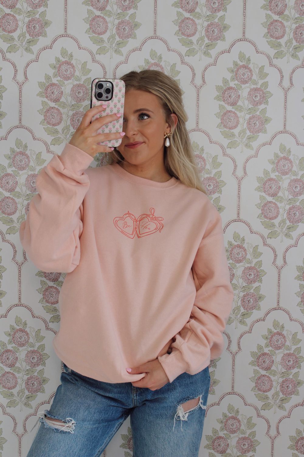 Be His Locket Sweatshirt