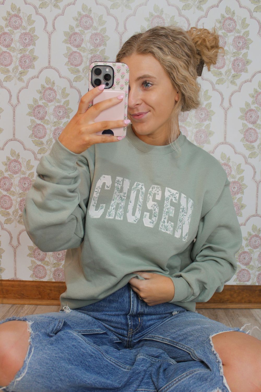 Chosen Appliqué Sweatshirt