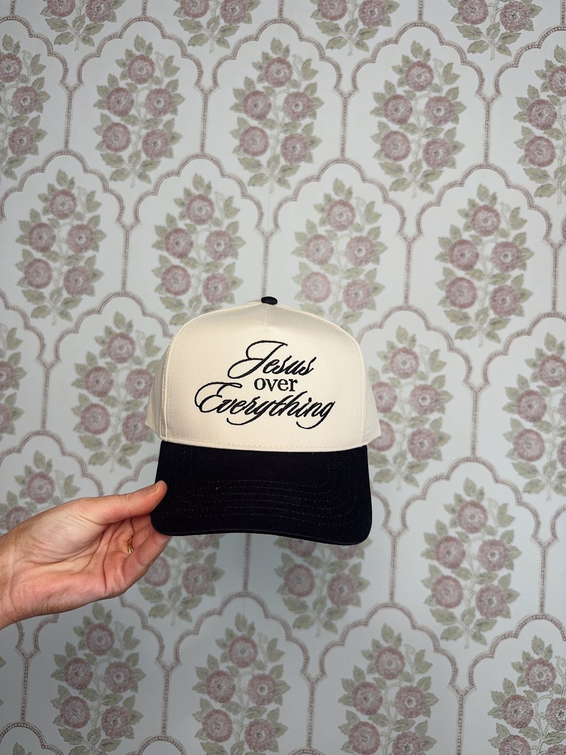 Jesus over Everything Embroidered Hat