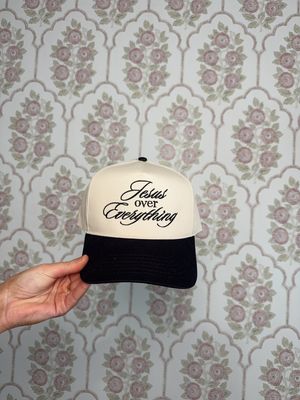 Jesus over Everything Embroidered Hat