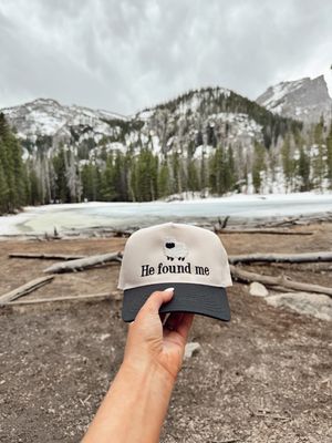 He Found Me Embroidered Hat